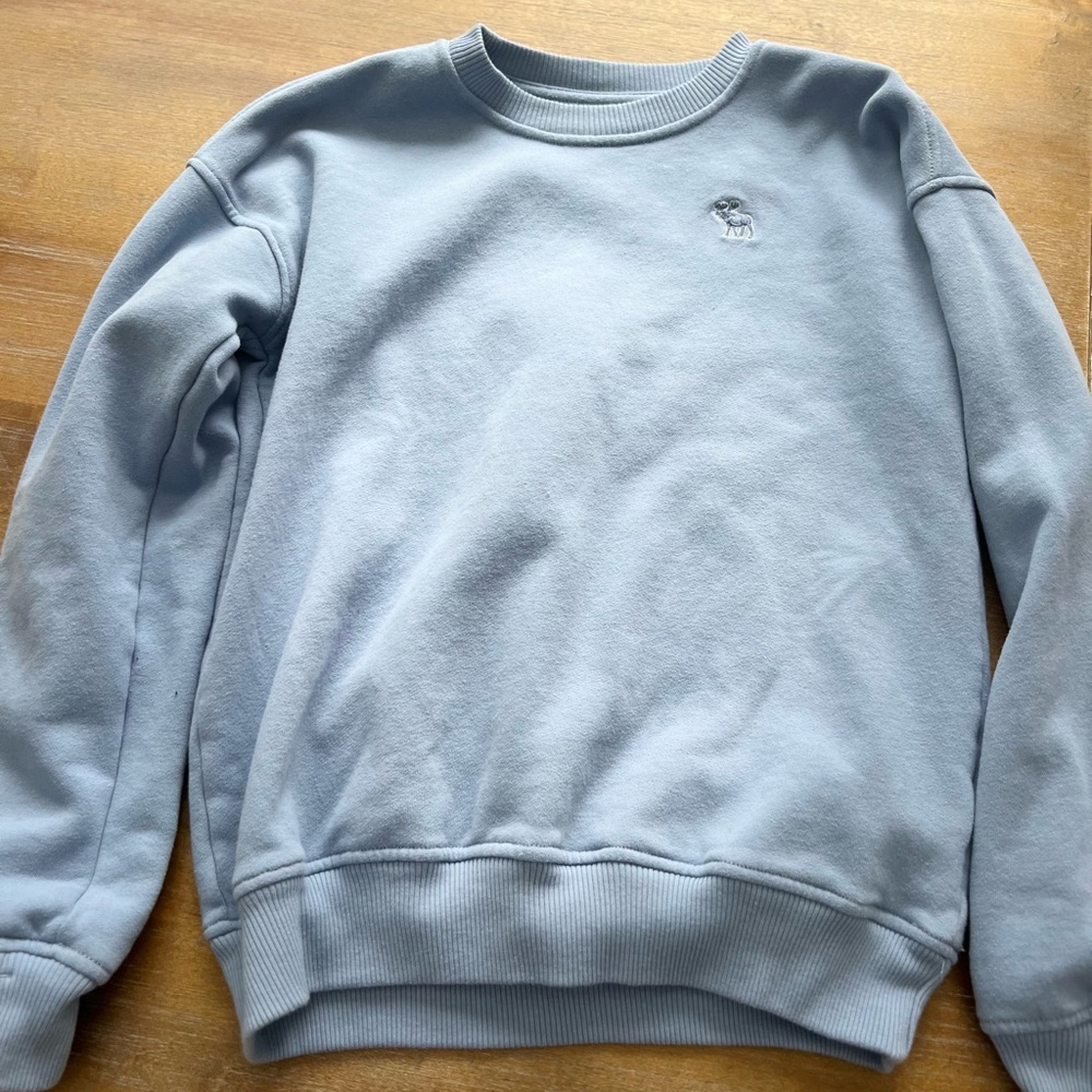 Youth Abercrombie crew neck sweatshirt, worn once or twice EUC. Size 13/14